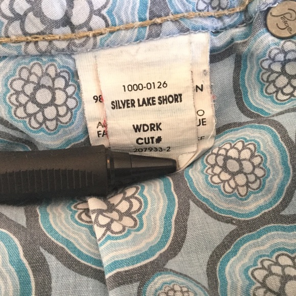 Paige Silver Lake Dark Denim Jean Cutoff  Shorties - Picture 7 of 8